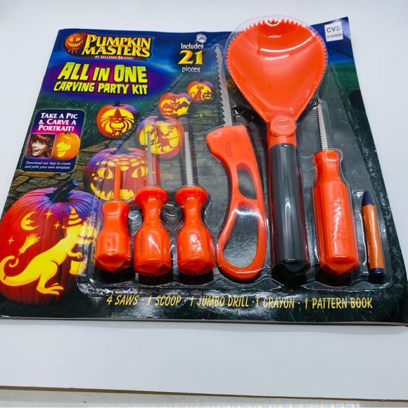 NWT Pumpkin Masters All In One Carving Party Kit - Picture 1 of 3
